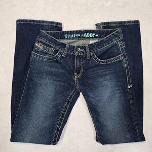 Cruel Denim Abby Jeans Womens 26/1 R Dark Wash Straight Leg Western CB12154071